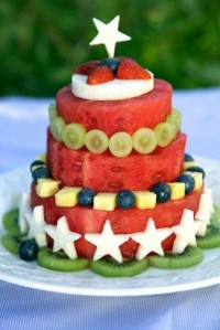 Delicious cake made of fruit!